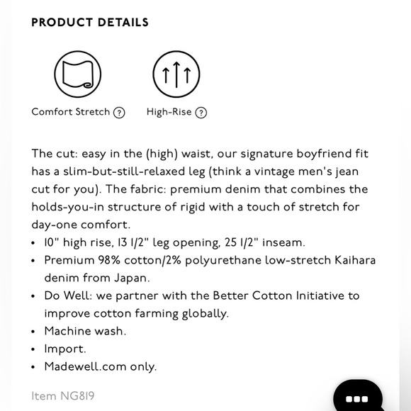 The Petite High-Rise Slim Boyjean in Twyford Wash 27 P - Picture 4 of 8